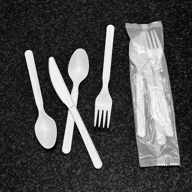 individually wrappede utensils